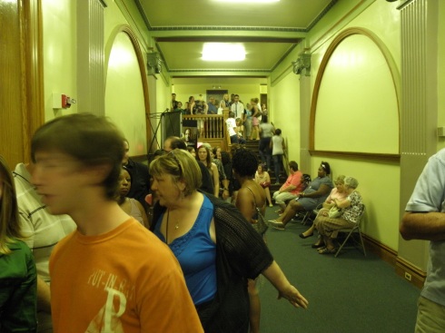 "Rent" ticket line, July 2010