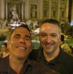 Bob Navis (left) and Tony Saar on a recent European trip