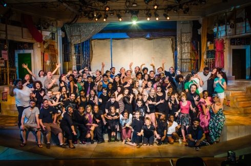 The cast, crew and staff of Move On!, pictured on June 12, 2014. Photo by Mo Eutazia