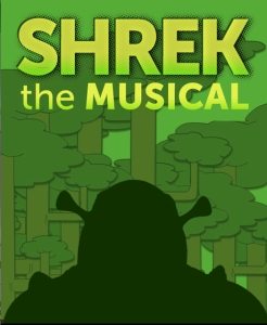 Shrek the Musical, with book and lyrics by David Limndsay-Abaire and music by Jeanine Tesori, will be onstage April 24--May 17.